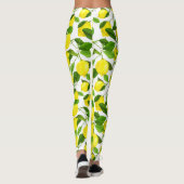 Aquarell-Limonette Leggings (Rückseite)
