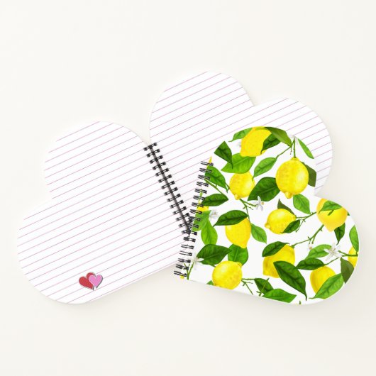 Aquarell-Limonette Notizblock (Innenseite)