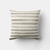 Aquarell Lion Gray Personalisiert Baby Name Boy Kissen (Rückseite)