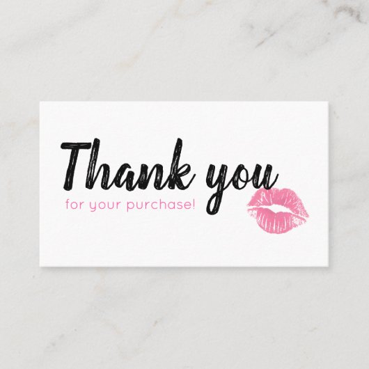 Aquarell Lippies Loyalitäts-Karte Treuekarte (Vorderseite)