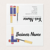 Aquarell Lippies Visitenkarte - Spitzen und Visitenkarten (Außenseite Aufgefaltet)