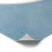 Aquarell Llama Babydusche Begrüßung Poster (Ecke)