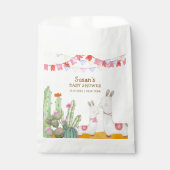 Aquarell Llama Wüste Kaktus Fiesta Baby Dusche Geschenktütchen (Vorderseite)