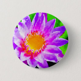Aquarell Lotus Button