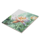 Aquarell-Lotus Fliese (Seite)