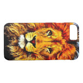 Aquarell-Löwe-Kopf iPhone 7 Fall Case-Mate iPhone Hülle (Rückseite (Horizontal))