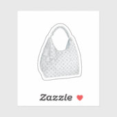 Aquarell LV Monogram Handbag Handtasche Aufkleber (Blatt)