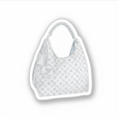 Aquarell LV Monogram Handbag Handtasche Aufkleber (Vorderseite)