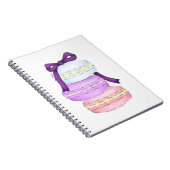 Aquarell Macaron Stapel-Notizbuch Notizblock (Rechte Seite)