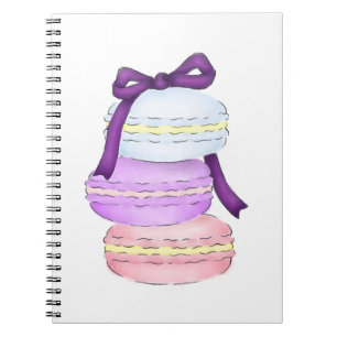 Aquarell Macaron Stapel-Notizbuch Notizblock