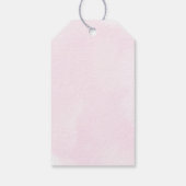 Aquarell Macaroons Babydusche Geschenkanhänger (Rückseite)