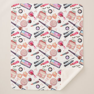 Aquarell-Make-upmuster Sherpadecke