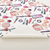 Aquarell-Make-upmuster Sherpadecke (3/4)