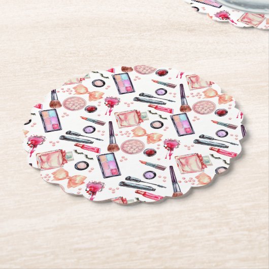 Aquarell-Make-upmuster Untersetzer (angewinkelt)