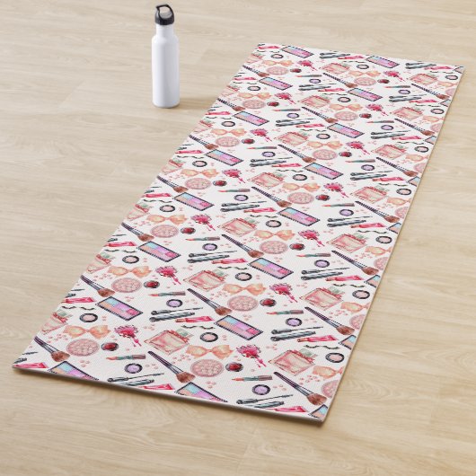 Aquarell-Make-upmuster Yogamatte (Beispiel)
