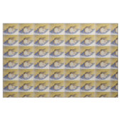 Aquarell-Malerei des siamesischen u. dunklen Stoff (Fat Quarter (45,7 x 55,9 cm))