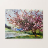 Aquarell-Malerei-Landschaft Puzzle (Horizontal)