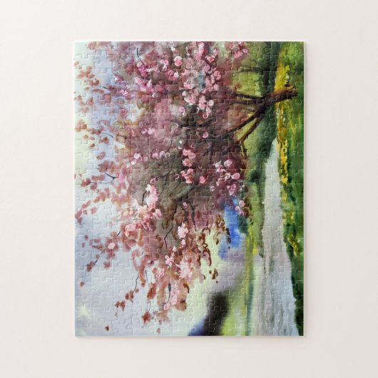 Aquarell-Malerei-Landschaft Puzzle (Vertikal)