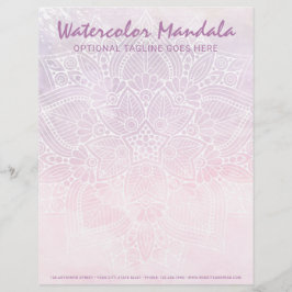 Aquarell-Mandala-holistisches heilendes u. Briefbogen