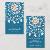 AQUARELL-MANDALA-LOGO KUNDENGEBUNDENER YOGA-LEHRER VISITENKARTE (Vorne/Hinten)