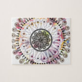 Aquarell-Mandala Puzzle (Horizontal)