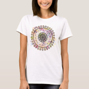 Aquarell-Mandala T-Shirt