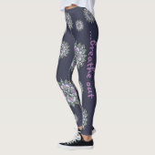 Aquarell-Mandala-Yoga-Hosen Leggings (Links)