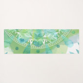 Aquarell Mandala Yogamatte (Rückseite (Horizontal))