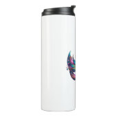 Aquarell Mardi Gras Maske Thermosbecher (Nach links gedreht)