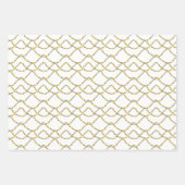 Aquarell-Mardi-Gras-Perlen Geschenkpapier Set (Vorderseite 2)