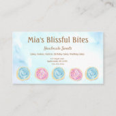 Aquarell Mattierte Zuckerrüben Bäckerei Business C Visitenkarte (Vorderseite)