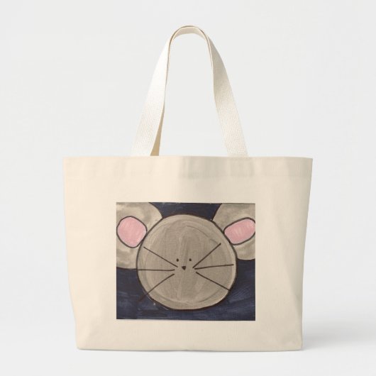 Aquarell-Mäusetasche Jumbo Stoffbeutel (Vorne)