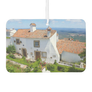 Aquarell Mediterranes Haus Autolufterfrischer