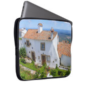 Aquarell Mediterranes Haus Laptopschutzhülle (Vorne Rechts)