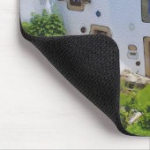 Aquarell Mediterranes Haus Mousepad (Ecke)