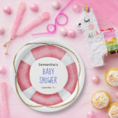 Aquarell Meereslebewesen - Babydusche Pappteller (Party)