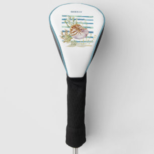 Aquarell MEERESSCHECKE,   Golf Headcover