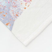 Aquarell-Meeresschildkröte Fleecedecke (Ecke)