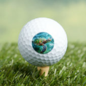 Aquarell Meeresschildkröte Golfball (Insitu T-Shirt)