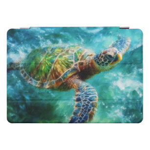 Aquarell Meeresschildkröte iPad Pro Cover