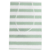 Aquarell-Meeresschildkröte Mittlere Geschenktüte (Rückseite)