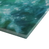 Aquarell Meeresschildkröte Schneidebrett (Ecke)