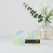 Aquarell Meerjungfrau Scales Salon Beauty Visitenkarte (Stehend Vorderseite)