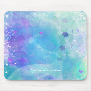 Aquarell-Meerjungfrauenschwanz-Fantasie-verzaubert Mousepad