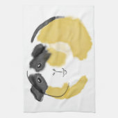 Aquarell-Meerschweinchen Küchentuch (Vertikal)