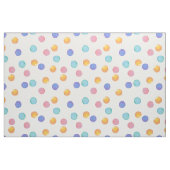 Aquarell.Mehrfarbige Polka-Punkte . Stoff (Fat Quarter (45,7 x 55,9 cm))