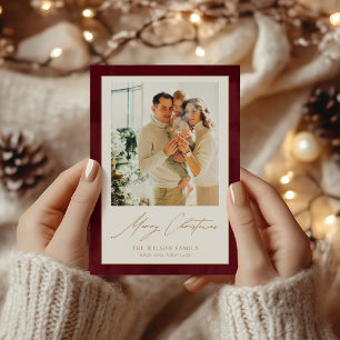 Aquarell Merlot Red 3 Foto Weihnachten