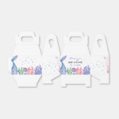 Aquarell Mermaid Baby Showbox Geschenkschachtel (Ungefaltet)