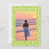 Aquarell Mexican Fiesta Celebration of Life Einladung (Rückseite)