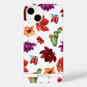 Aquarell Mexikanische Fiesta-Blume Case-Mate iPhone Hülle (Rückseite)